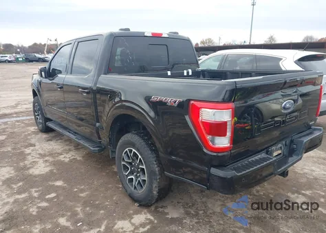 2022 Ford F-150 Lariat из США, поврежденный, VIN 1FTEW1EP4NFA75854
